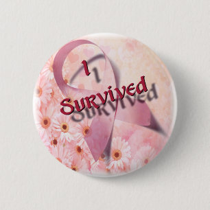I Survived 6 Cm Round Badge