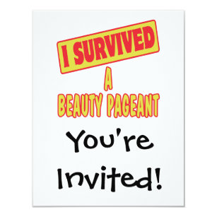 Beauty Pageants Invitations Announcements Zazzle Nz