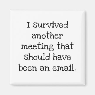 I Survived A Meeting That Should've Been an Email Magnet