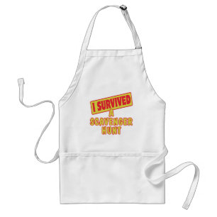 I SURVIVED A SCAVENGER HUNT STANDARD APRON