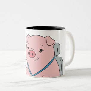 I Survived Another Meeting Two-Tone Coffee Mug