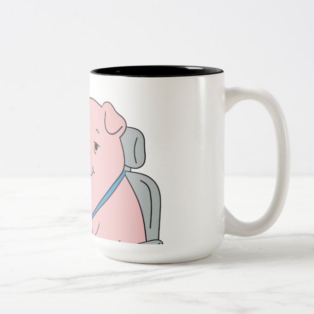 I Survived Another Meeting Two-Tone Coffee Mug (Right)