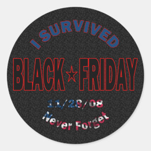 I Survived Black Friday Sticker