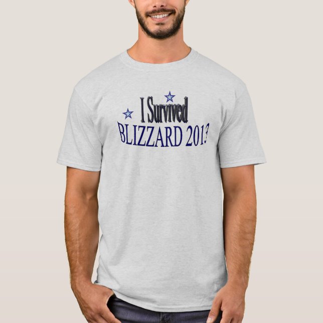 I Survived Blizzard 2013 Shirt (Front)