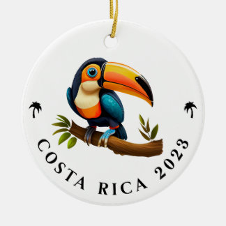 I Survived Costa Rica 2023 - Toucan Bird Ornament