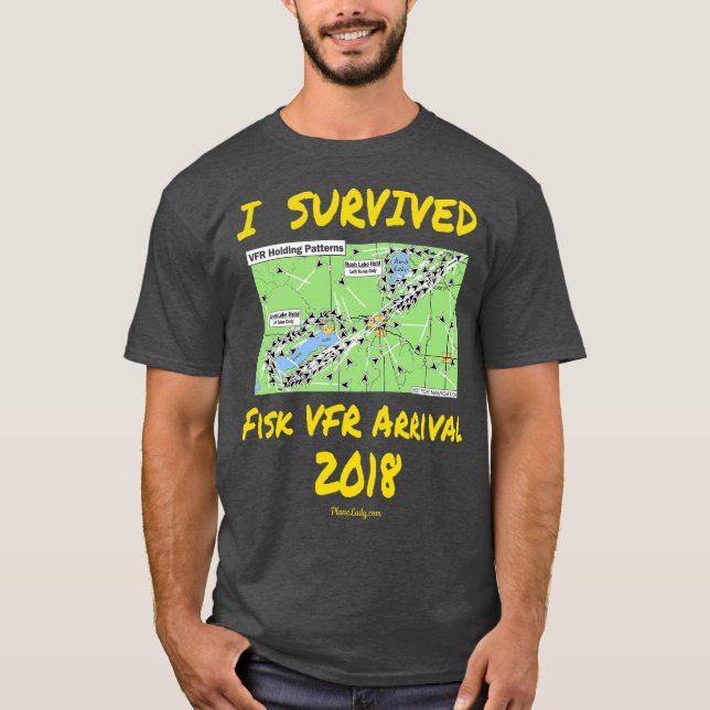 I Survived Fisk VFR Arrival 2018 t-shirt (Front)
