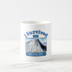 I Survived Half Dome Hike, Yosemite National Park Coffee Mug