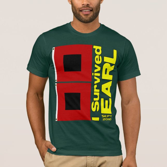 I Survived Hurricane Earl T-Shirt (Front)