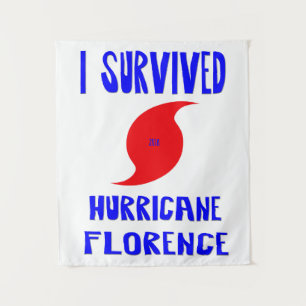 I Survived Hurricane Florence Tapestry