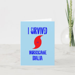 I Survived Hurricane Idalia Card