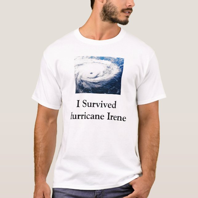 I Survived Hurricane Irene T-Shirt (Front)
