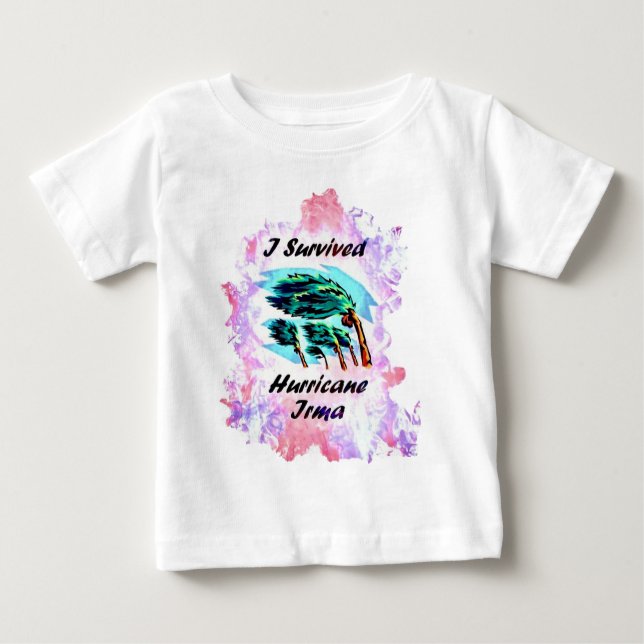 I Survived Hurricane Irma Baby T-Shirt (Front)