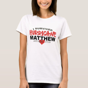 I Survived Hurricane Matthew October 2016 T-Shirt