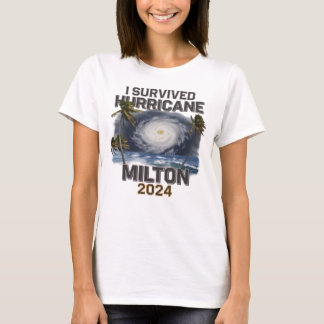 I Survived Hurricane Milton Florida October 2024 T-Shirt