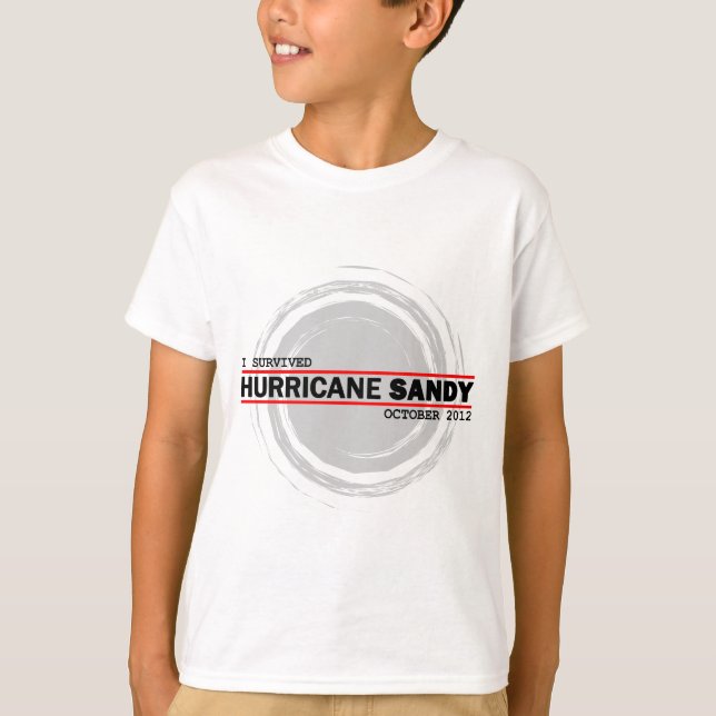I Survived Hurricane Sandy T-Shirt (Front)