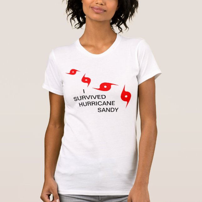 I SURVIVED  HURRICANE SANDY T-Shirt (Front)