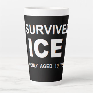 I Survived ICE  Latte Mug