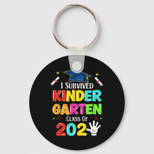 I Survived Kindergarten Graduation 2025 Graduate B Key Ring