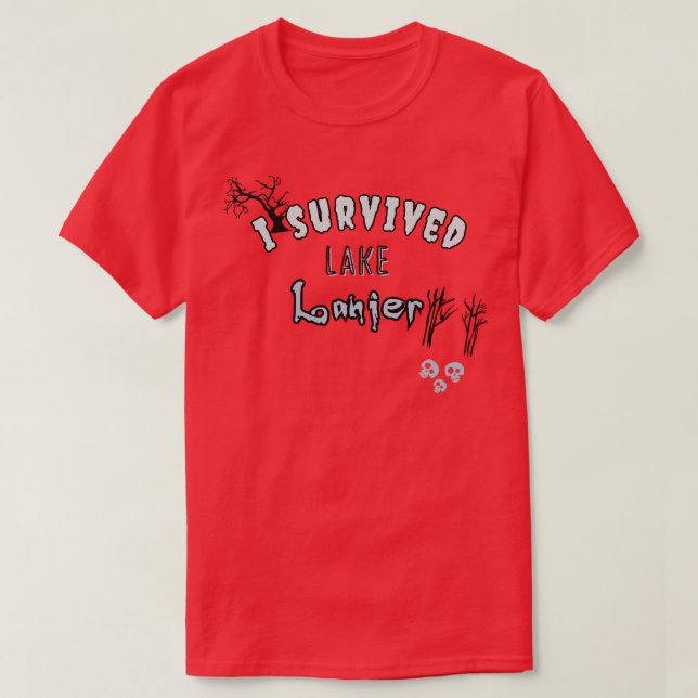 I survived Lake Lanier TShirt (Design Front)