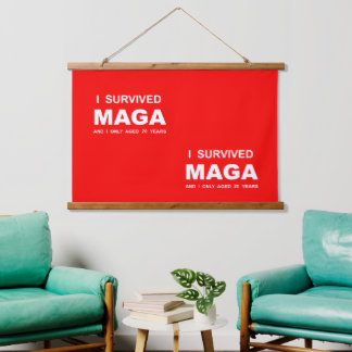 I Survived MAGA  Hanging Tapestry