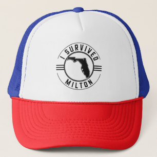 I Survived Milton Hurricane 2024 Trucker Hat