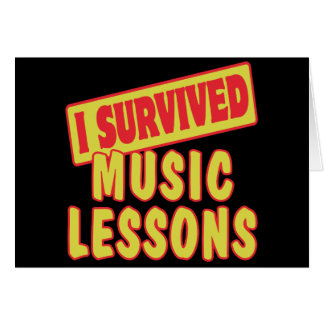 I SURVIVED MUSIC LESSONS