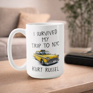 I Survived My Trip To Nyc (Custom All Text) Coffee Mug