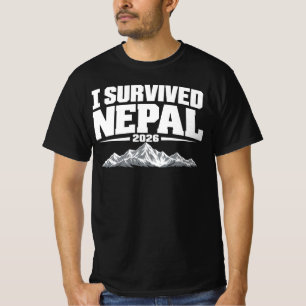 I Survived Nepal 2026 Himalayan Adventure Travel T T-Shirt