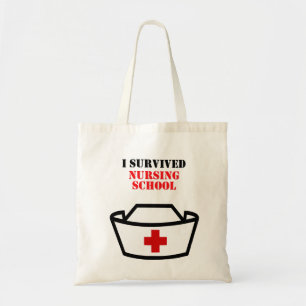I survived Nursing school Tote Bag