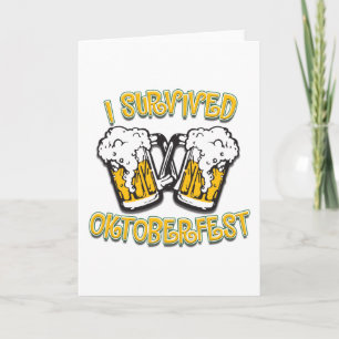 I Survived Oktoberfest Card