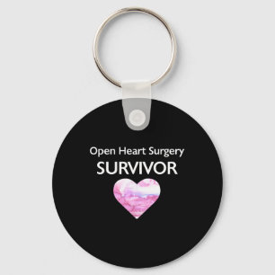 I Survived Open Heart Surgery Heart Attack Survivo Key Ring