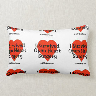 I Survived Open Heart Surgery Lumbar Cushion