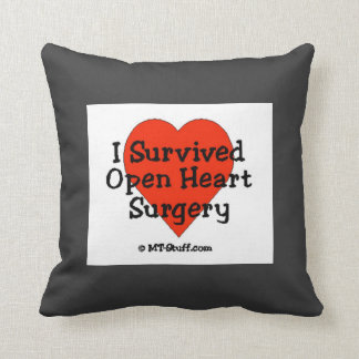 I Survived Open Heart Surgery Pillow