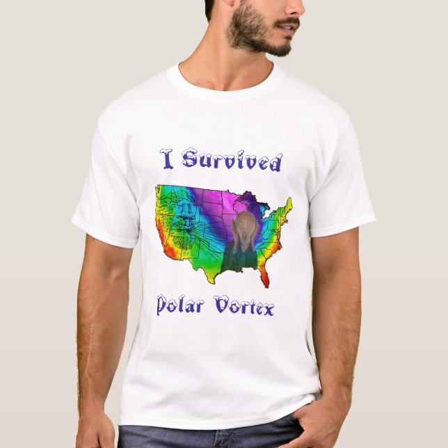 I Survived Polar Vortex T-Shirt (Front)