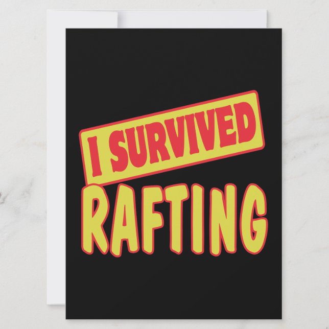 I SURVIVED RAFTING (Front)
