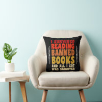 I Survived Reading Banned Books Funny Quote