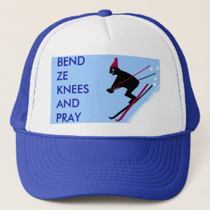 I survived ski season trucker hat