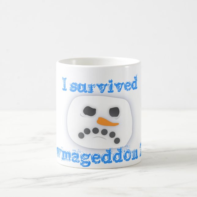 I survived Snowmageddon 2010 Coffee Mug (Center)