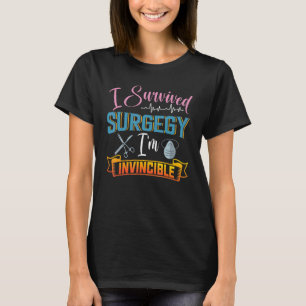 I Survived Surgery Recovery Get Well Soon T-Shirt
