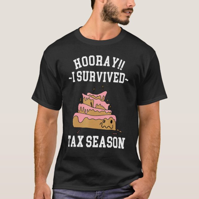 I Survived Tax Season Girls Accountant Employee Ap T-Shirt (Front)