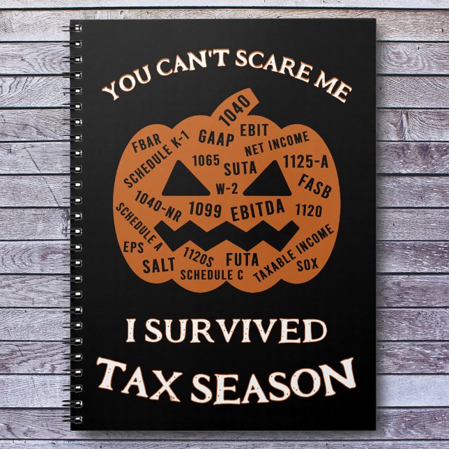 I Survived Tax Season Spiral Notebook (Creator Uploaded)