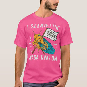 i survived the 2024 Cicada Invasion T-Shirt