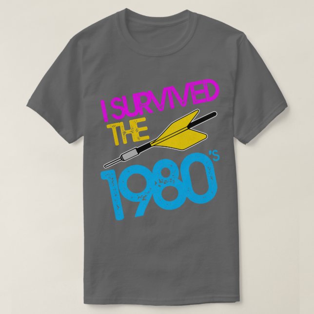 I Survived the 80s Jarts Missile Game T-Shirt (Design Front)