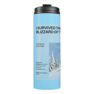 I Survived The Blizzard of '78 Thermal Tumbler