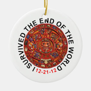 I Survived The End of the World Christmas Ornament