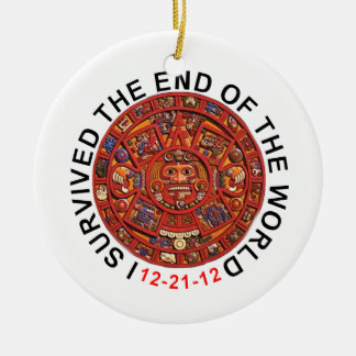 I Survived The End of the World Christmas Ornament