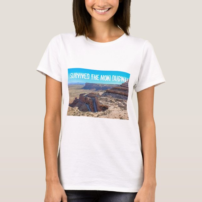 I Survived the Moki Dugway T-Shirt (Front)