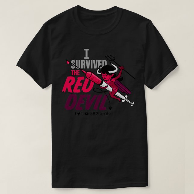 I Survived the Red Devil T-Shirt (Design Front)