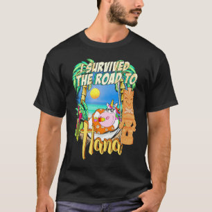 I Survived the Road to Hana Hawaii Unicorn Beach P T-Shirt