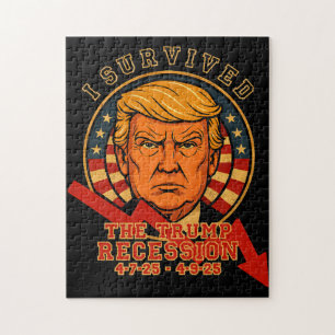 I Survived The Trump Recession 4 7 25 - 4 9 25 Jigsaw Puzzle